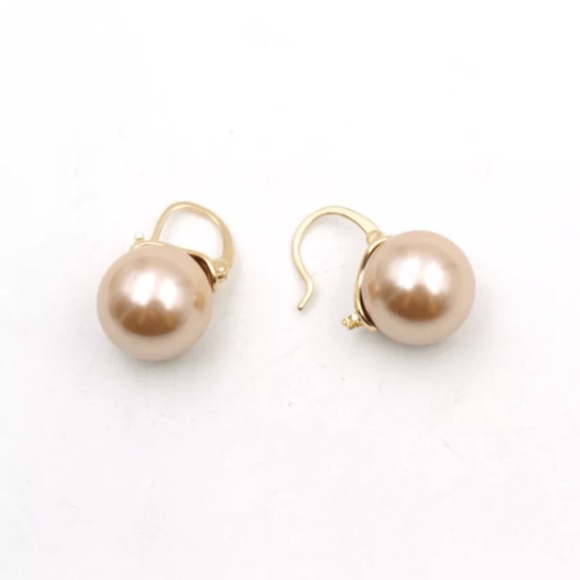 Kate Spade Champagne Pearl Drop Earrings - Picture 3 of 4